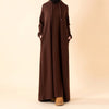 French Terry Hoodie Abaya With Pockets  (MA340)