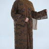 Fully Embroidered Abaya Set | Crystal Trim Vine Pattern Cardigan & Dress (MOA262)