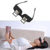 Funny Black Lazy Periscope Horizontal Reading TV Lightweight Sit View Glasses Lie Down Unisex Wide Use Glasses