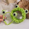Funny Frog Makeup Headband Wide-brimmed Elastic Hairbands Cute Girls Hair Bands Women Hair Accessories Girls Hairband Gorgeous Hair Accessories For Women