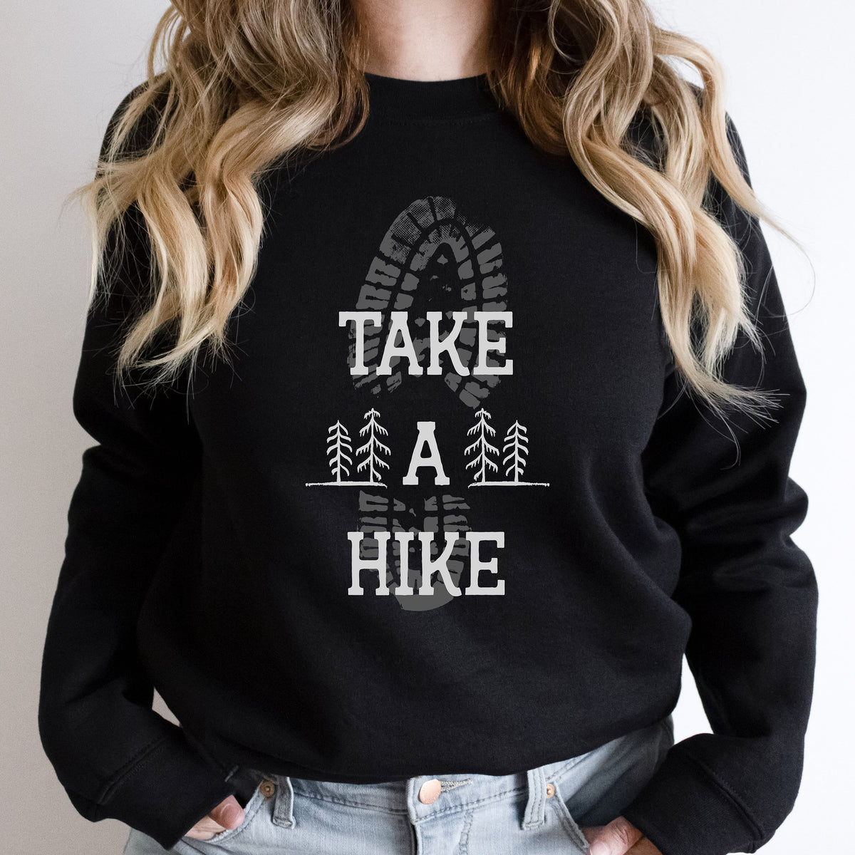 Take A Hike Adventure Graphic Sweatshirt For Outdoor Enthusiasts And Trail Lovers