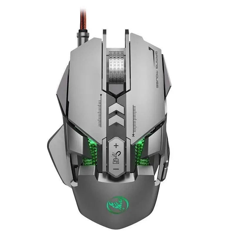 Gaming Ergonomic Wired Mouse 6400DPI Comfortable Game Mouse Optical PC USB Mice