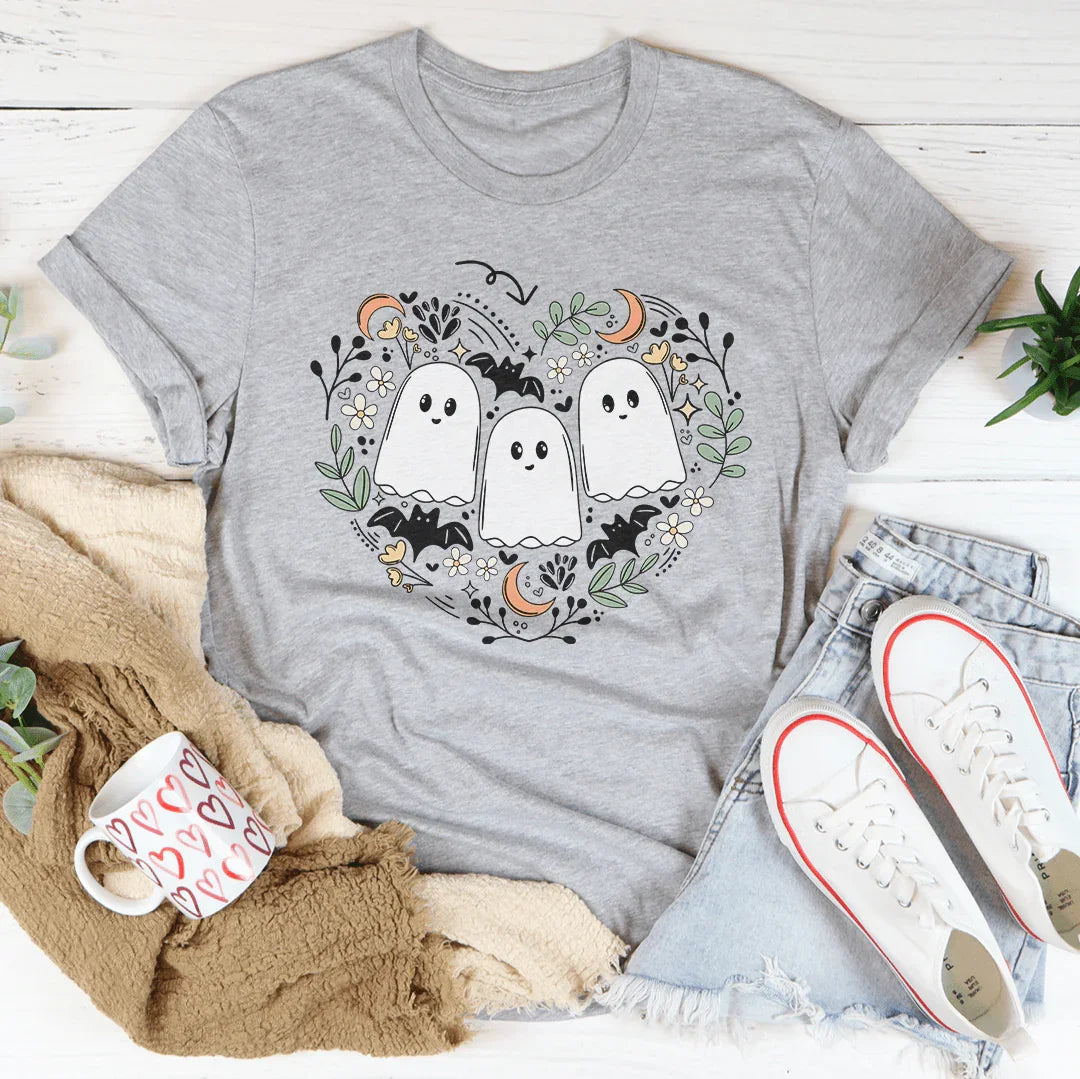 Ghost Halloween Bookish Tee