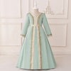 Girls Embroidered Kaftan Dress(MKG019)