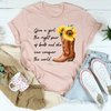 Give A Girl The Right Pair Of Boots Tee