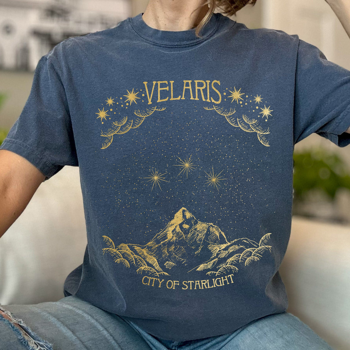 ACOTAR Velaris, City of Starlight Edition Nova Collection Limited Comfort Colors Tee