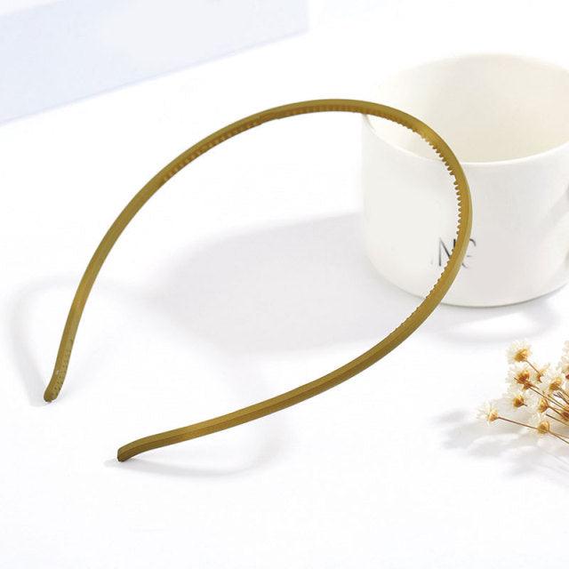 Gold Metal Hairbands For Women Hair Accessories Designer Band Hoops Wedding Pearl Headband Metal Bridal Headwear Bands