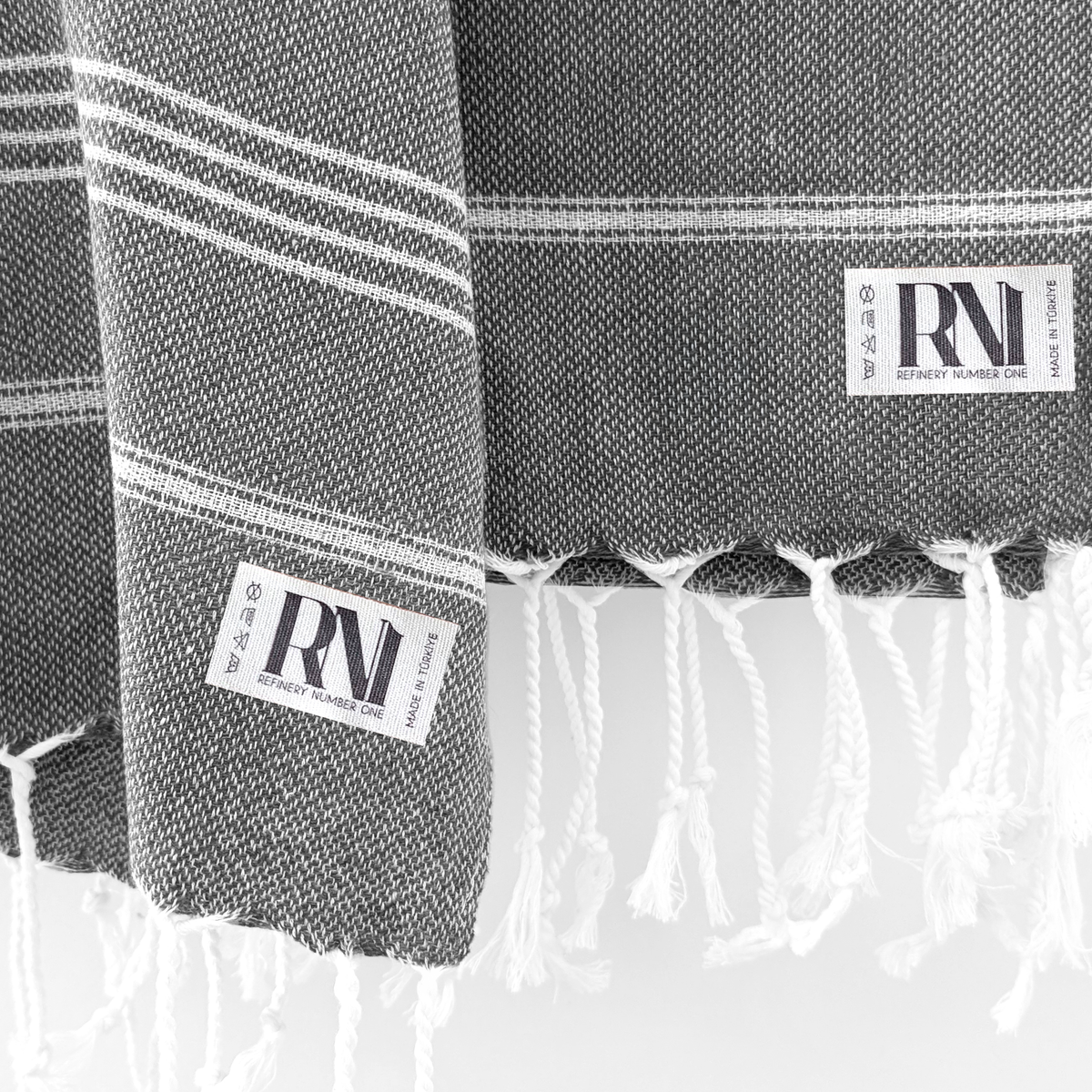 Istanbul Classic Turkish Hand Towel Set for Kitchen, Bath, Beach, Gym, Yoga and Travel