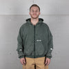 Commons Reversible Thermal Zip Up Faded Green/White
