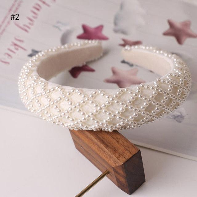 Hair Hoop women hairbands Sweet Headbands for Women Beaded Pearl Headbands Hair Accessories Gorgeous Hair Accessories For Women