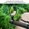 Handlebar Bike Mirror Bicycle Rear view Lens Wide-Angle Safety Mirror Mountain Road Bicycle Wide-Angle Reflector  Rotatable Handlebar Mirror Wide Angle Bicycle Mirror Cycling Rear View Mirror Shockproof Acrylic Convex Mirror Safe Rearview Mirror