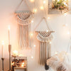 Handmade Wall Art Home Wall Decor Woven Hanging Tapestry Tassel Wind Chimes Wall Hanging Ornaments  Hand Macrame Wall  For Wall Wedding Living Room Gallery Patio Apartment Yard Decor