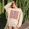 Heart Breaker Retro Bolt Valentine's Day Vintage Style Statement Ultra Bold Edgy Graphic Sweatshirt
