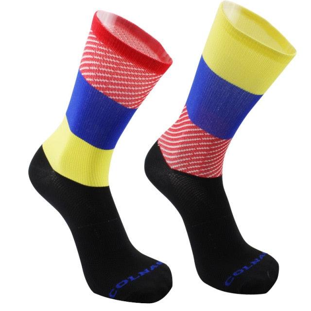 High quality Pro Team Cycling Socks Bike Socks Breathable Road Bicycle Socks Outdoor Sports Racing Socks For Men And Women