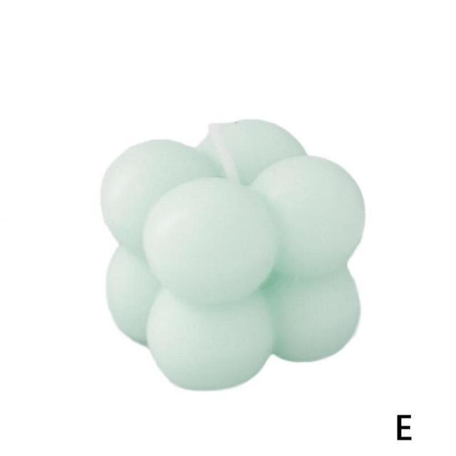 Home Decoration Candle Cube Bubble Candles Handmade Scented Candle Hand Poured Decorative Candle Aesthetic Candles Room Decor for Home Use Bedroom Soy Wax Aromatherapy Cube Candle Scented Relaxing Birthday Gift Home Decoration