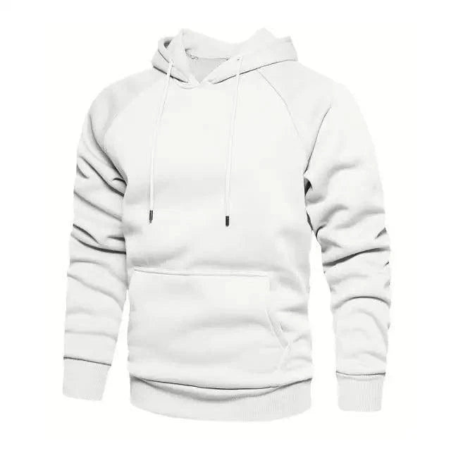 Hoodies Sweatshirts Men Solid Color Hoodie Hip Hop Streetwear Outwear Autumn Winter Long Sleeve Winter Fashion Thick Fleece Sweatshirt Mens Hip Hop Long Sleeve Pullover Hoodies Male Autumn Solid Color Hoodie