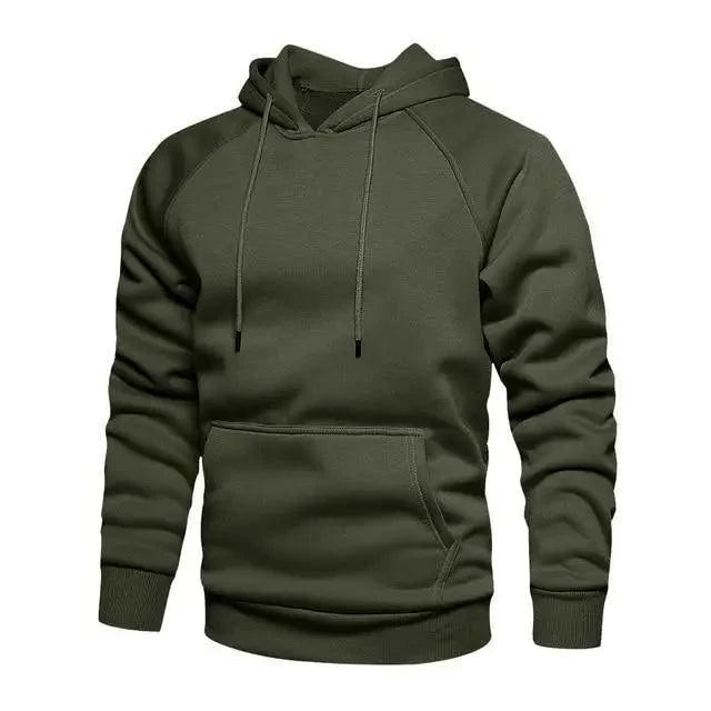 Hoodies Sweatshirts Men Solid Color Hoodie Hip Hop Streetwear Outwear Autumn Winter Long Sleeve Winter Fashion Thick Fleece Sweatshirt Mens Hip Hop Long Sleeve Pullover Hoodies Male Autumn Solid Color Hoodie