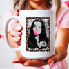 Horror Queen Bubble Gum Ceramic Mug 15 oz