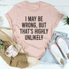 I may be wrong but that's highly unlikely Tee