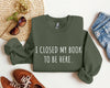 I Closed My Book To Be Here Classic Campus Edition Sarcastic Quote Cozy Sweatshirt