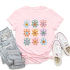 Positive Affirmations, Daisy, Retro Floral Quote Artwork Encouraging Confidence And Everyday Joy Graphic Tee