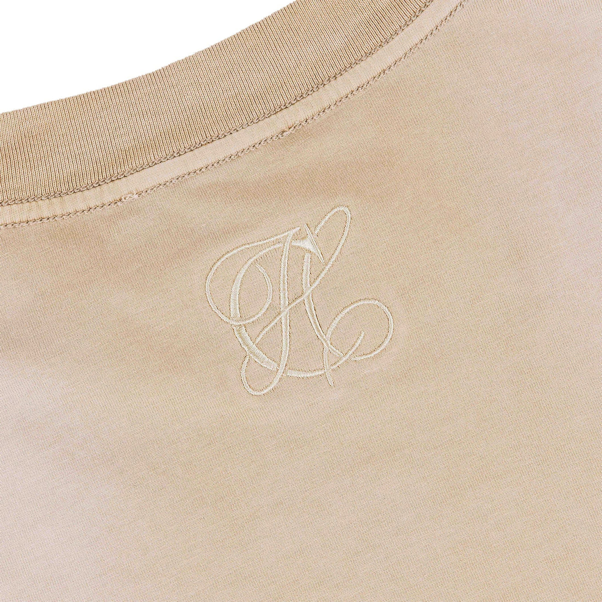 Common Hype Tonal Cropped Tee Vintage Ivory