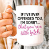 If I Ever Offended You Ceramic Mug 15 oz