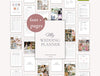 600 Page Canva Wedding Planner Template Bundle, Wedding Checklist, Engagement Party Binder,  Wedding Itinerary, Wedding Day Binder