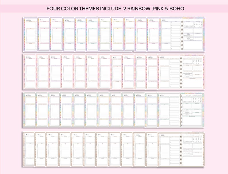 All-in-One Digital Planner 2026, 2027, 2028 Digital Planner, Digital Journal, Digital Goodnotes Template, Weekly, Daily Planner, Notability