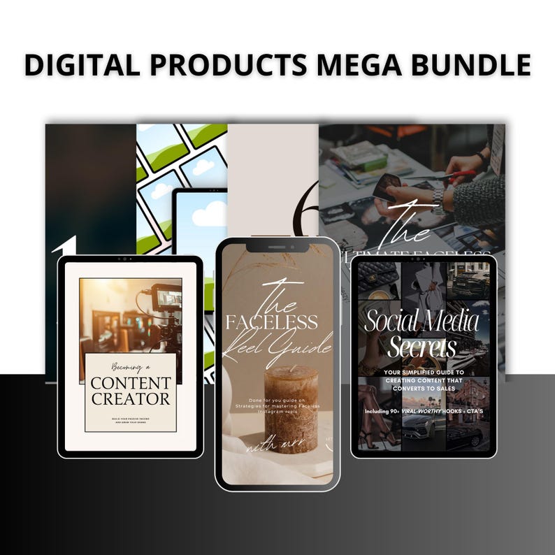 55 Million+ PLR MRR Digital Products Mega Bundle | Resellable eBooks, Courses & Templates | Digital Download