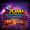 70M+ PLR MRR Digital Products Bundle | Resell Rights, Canva Templates (Instant Download)