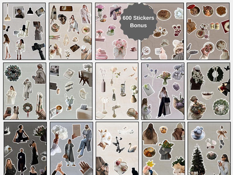 400+ Faceless Instagram Carousel Templates Canva | Aesthetic IG & TikTok Slides | PLR MRR Digital Product to Resell