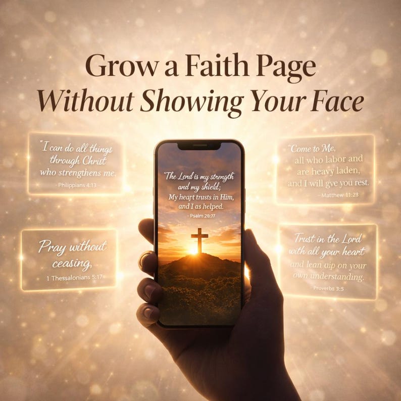 3000+ Christian Faith Reels Bundle | Bible Quotes & Motivational Videos | Faceless Social Media Content PLR MRR | Affirmation Templates