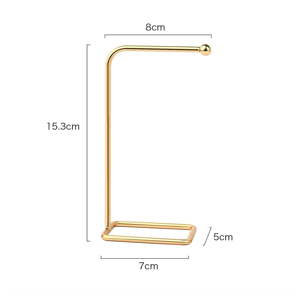 Jewelry Organizer Wooden Rack Bracelet Earring Holder Display Decoration Stand Earring Support Display Decoration Rack Small Jewelry Display Holder T-Shaped Iron Fashion Home Bracelet Pendant Jewelry Storage Shelf Stand for Woman Girls