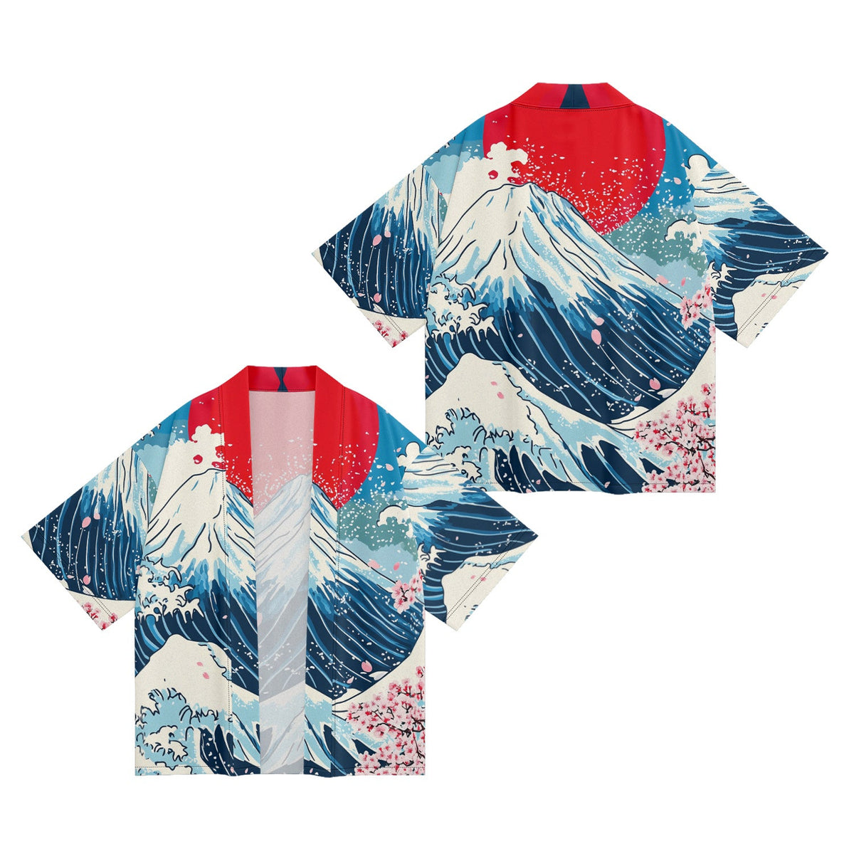 K28 Fuji Waves Kimono