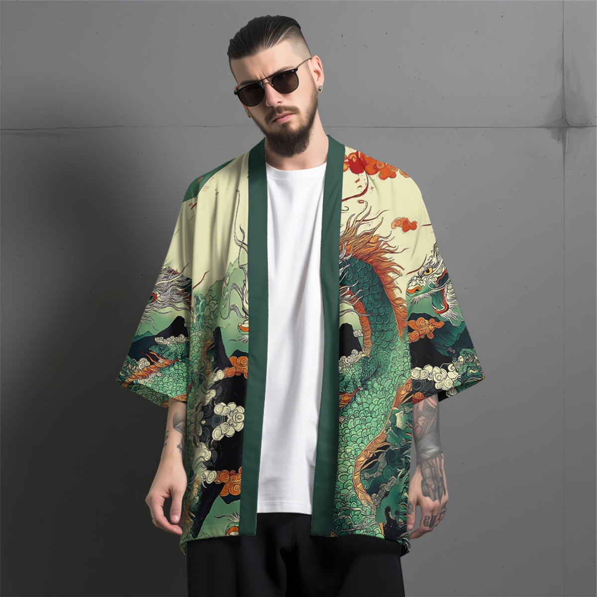 K32 Green Dragon Kimono