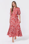 Karen Dress (White/Pink)