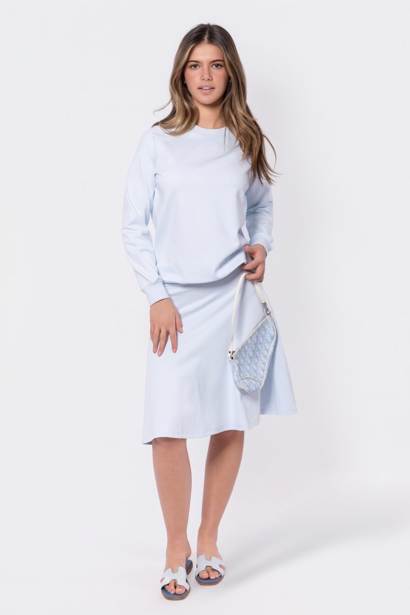 Karla Skirt 23" (Light Blue)