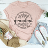 Keeps Faith Shares Wisdom Lives Love Grandma Tee