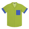 Men’s Short Sleeve Tailored Fit Button-Down Shirt – Key Lime