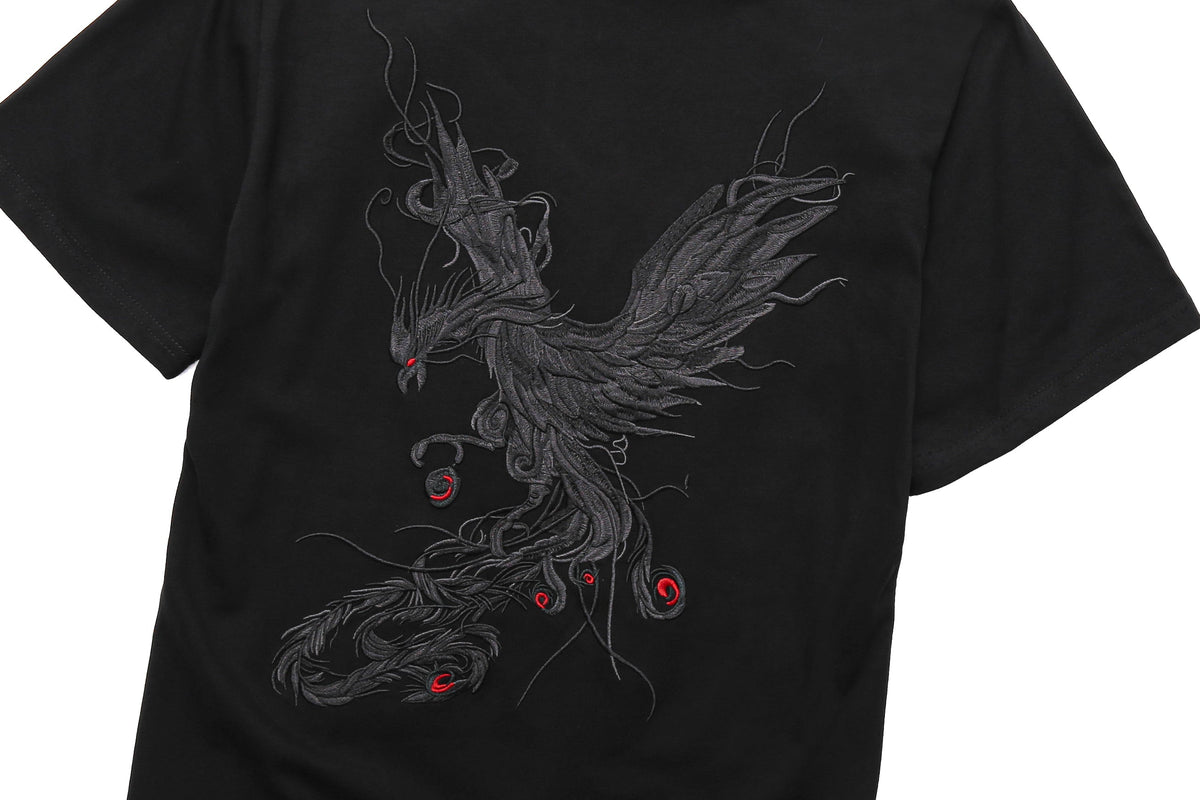 KH617 Rebirth of the Phoenix Embroidery Tee