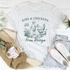 Kids And Chickens Are Best Are Best Free Range Tee