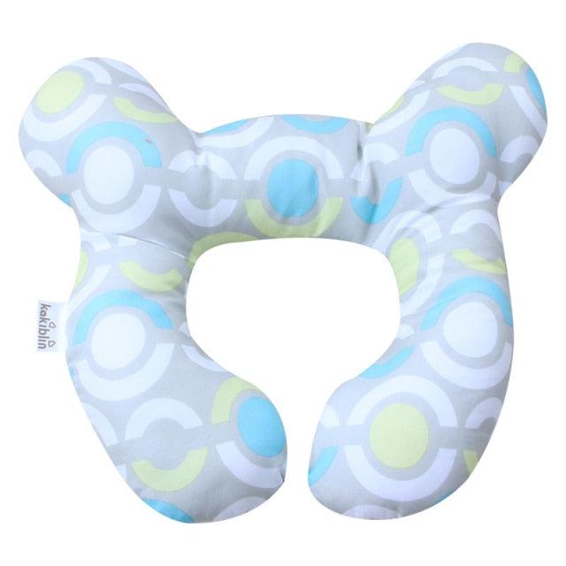 Kids Children Baby Pillow Soft Neck Support Infant Car Cushion U-Shape Cotton Infant Nursing Pillow Toddler Sleep Positioner  Air Mesh Organic Cotton Protection for Flat Head Baby Pillow for Newborn Breathable Adjustable Infants and Baby Neck Head Support
