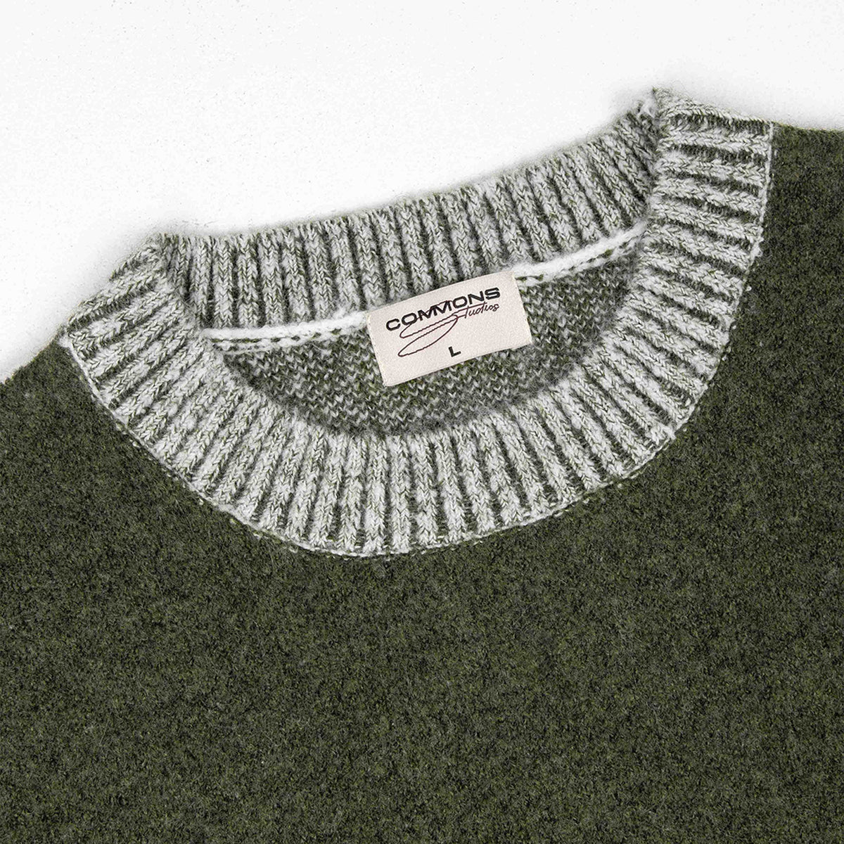 Commons Pullover Knit Forrest Green