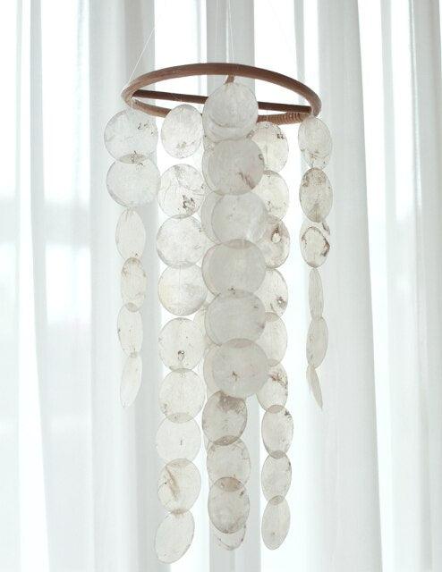Korean Style Home Shell Melodious Sound Wind Chime Room Decoration Ornaments Nordic Hanging Wind Bells Wall Pendant For Home Office Kids Room Nursery Decor Gifts Photography Hanging Wind Chimes