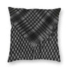 Kufiyah Bandana Shemagh Cushion Cover for Sofa Velvet Keffiyeh Pattern Pillow Case Living Room Decoration Men Scarf Shawl Wrap Pattern of Arab Shemagh Keffiyeh Men Arab Kufiyah Keffiyeh Arabic Muslim Head Wrap