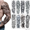 Large Colorful Tattoos For Men Waterproof Dragon Sticker Temporary Luxury Big 3D Tattoo Modern Design