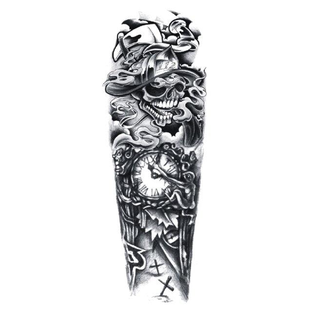 Large Colorful Tattoos For Men Waterproof Dragon Sticker Temporary Luxury Big 3D Tattoo Modern Design