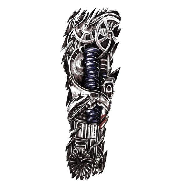 Large Colorful Tattoos For Men Waterproof Dragon Sticker Temporary Luxury Big 3D Tattoo Modern Design