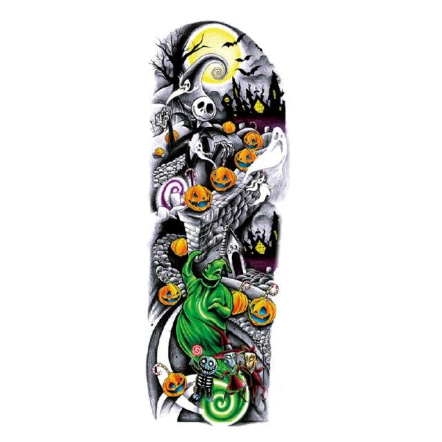 Large Colorful Tattoos For Men Waterproof Dragon Sticker Temporary Luxury Big 3D Tattoo Modern Design